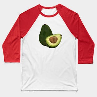 Avocado's Low Poly Art Baseball T-Shirt